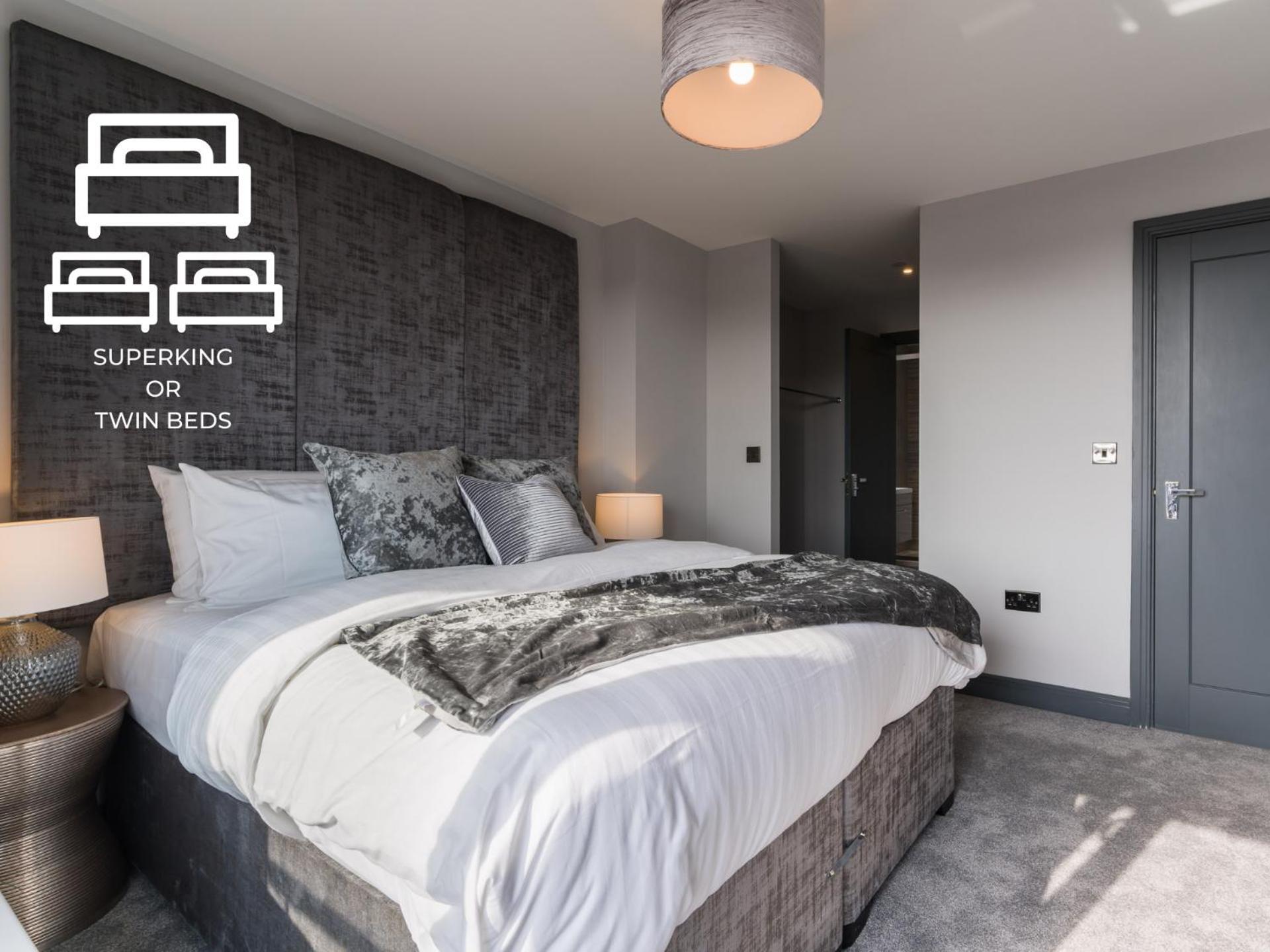 Luxe Apartments, The Moorwell, Parking, Gym - 10Mins Cardiff City Ctr ห้อง รูปภาพ